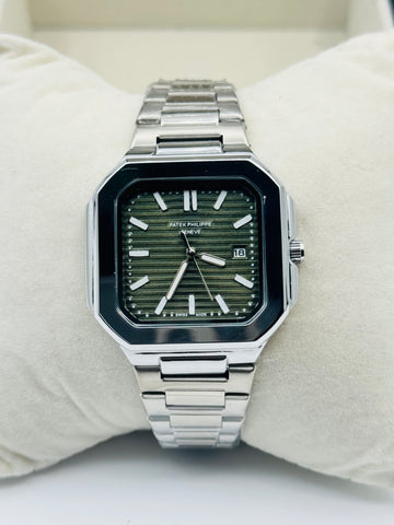 Patek Phillippe Geneve Sqaure Dail For Mens Watch