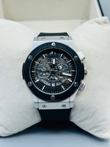 Hablout Pvc Black Straps For Mens Watch
