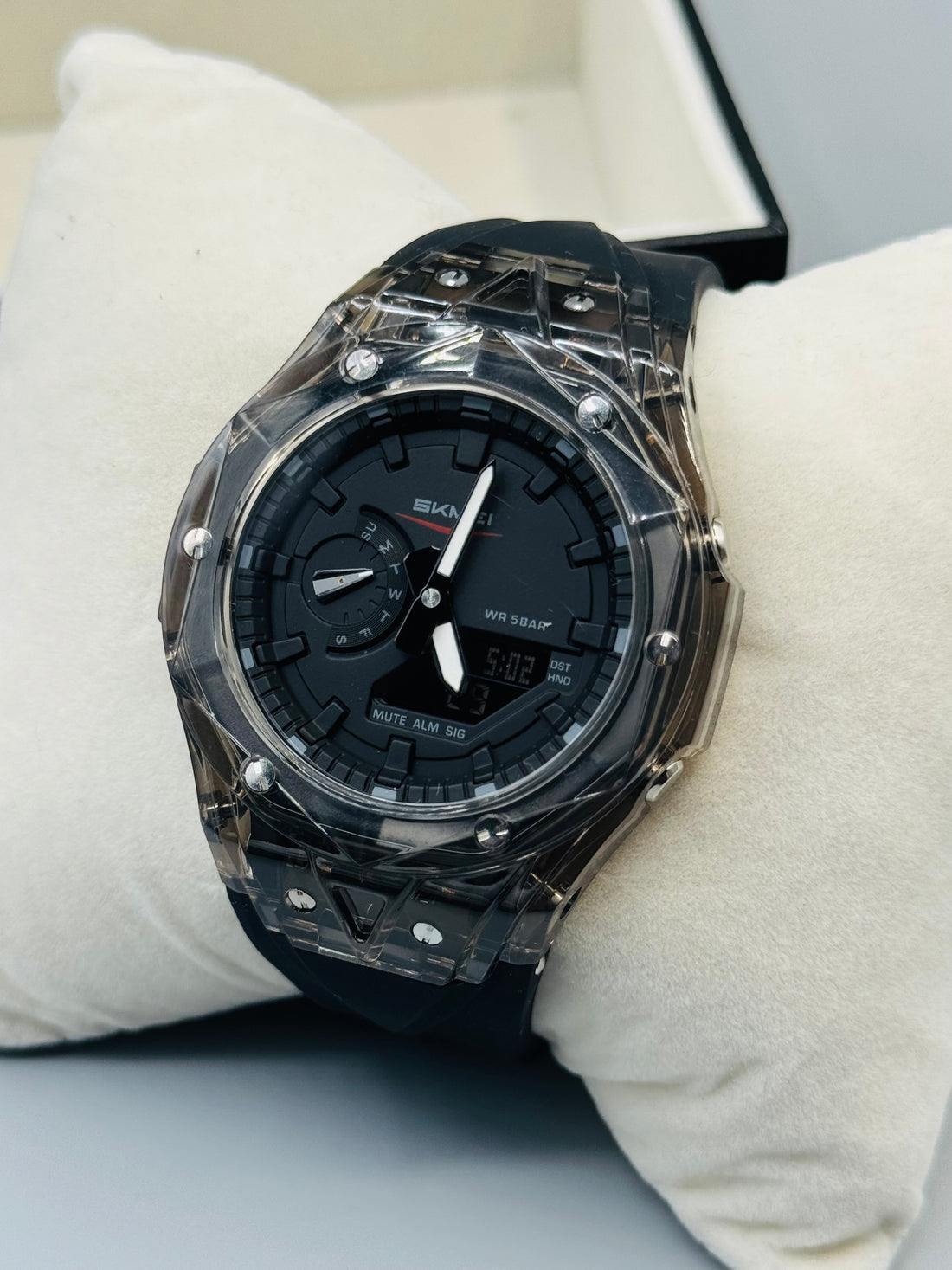 Skmei Dual Time Diamond cutting Sports Watch For Mens