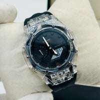 Skmei Dual Time Diamond Cutting watch For Mens