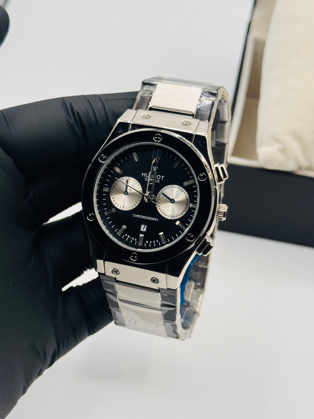 hablout two tone heavy weight watch for mens