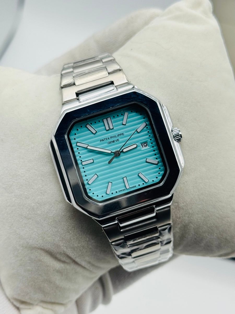 Patek Phillippe Geneve For Mens Watch Sqaure Dail