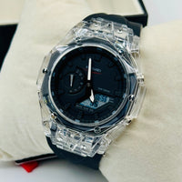 Skmei Dual Time Diamond Cutting watch For Mens