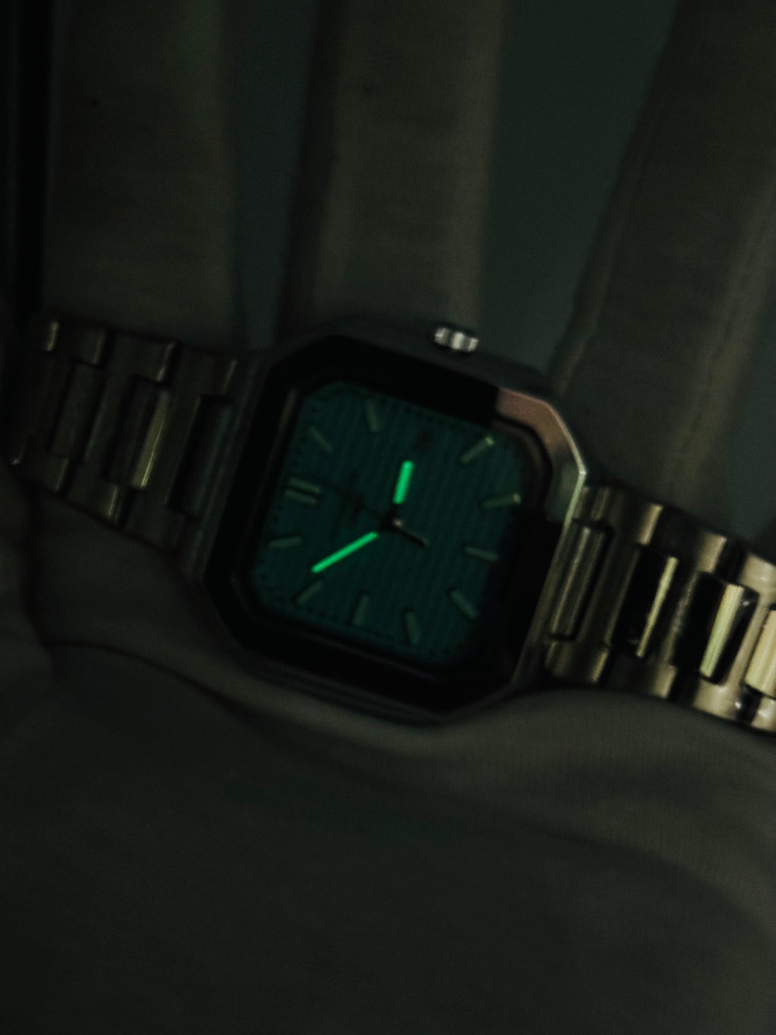 Patek Phillippe Geneve For Mens Watch Sqaure Dail