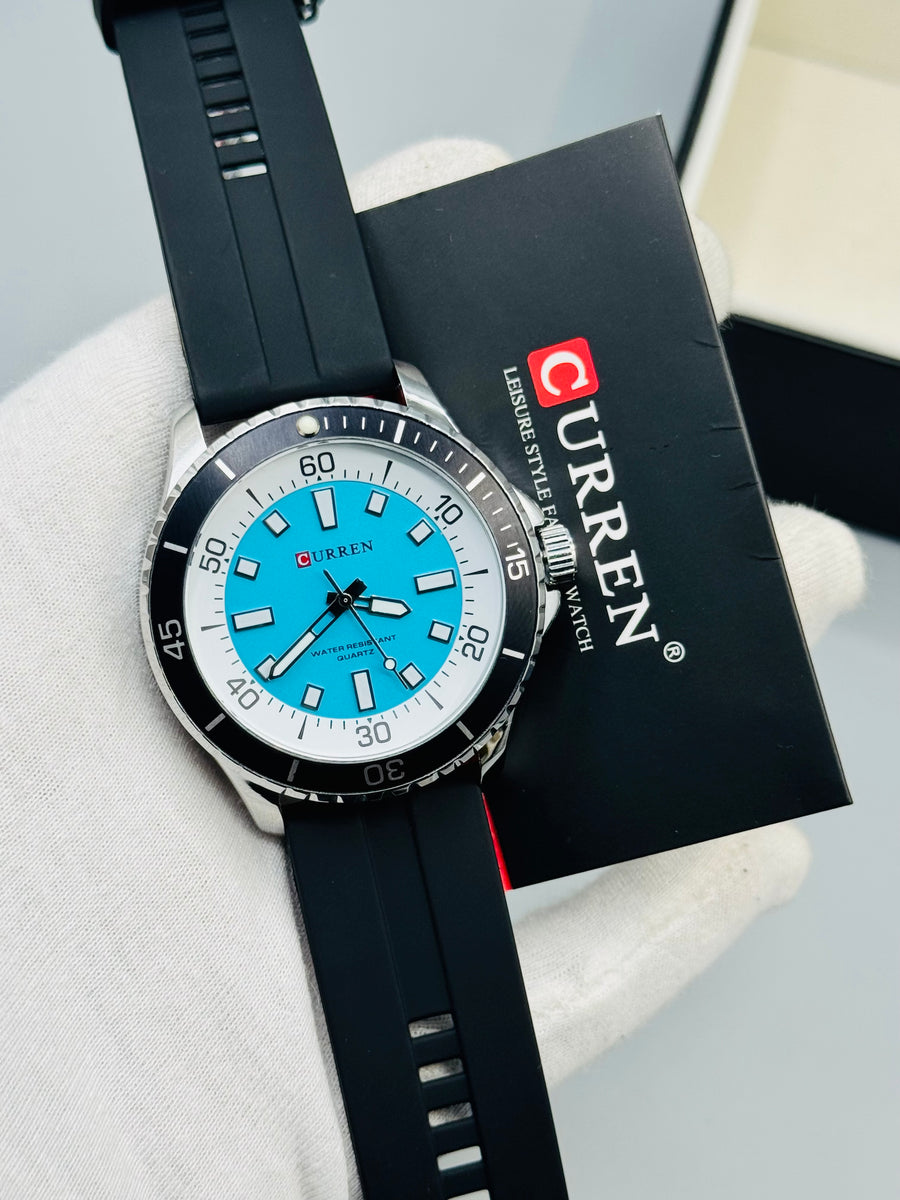 Curren Original For Mens Watch Pvc Straps