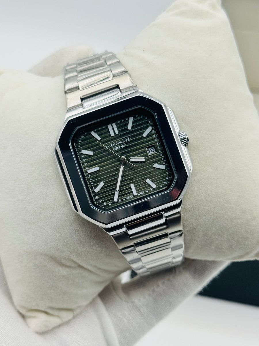 Patek Phillippe Geneve Sqaure Dail For Mens Watch