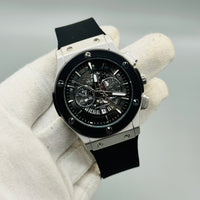 Hablout Pvc Black Straps For Mens Watch