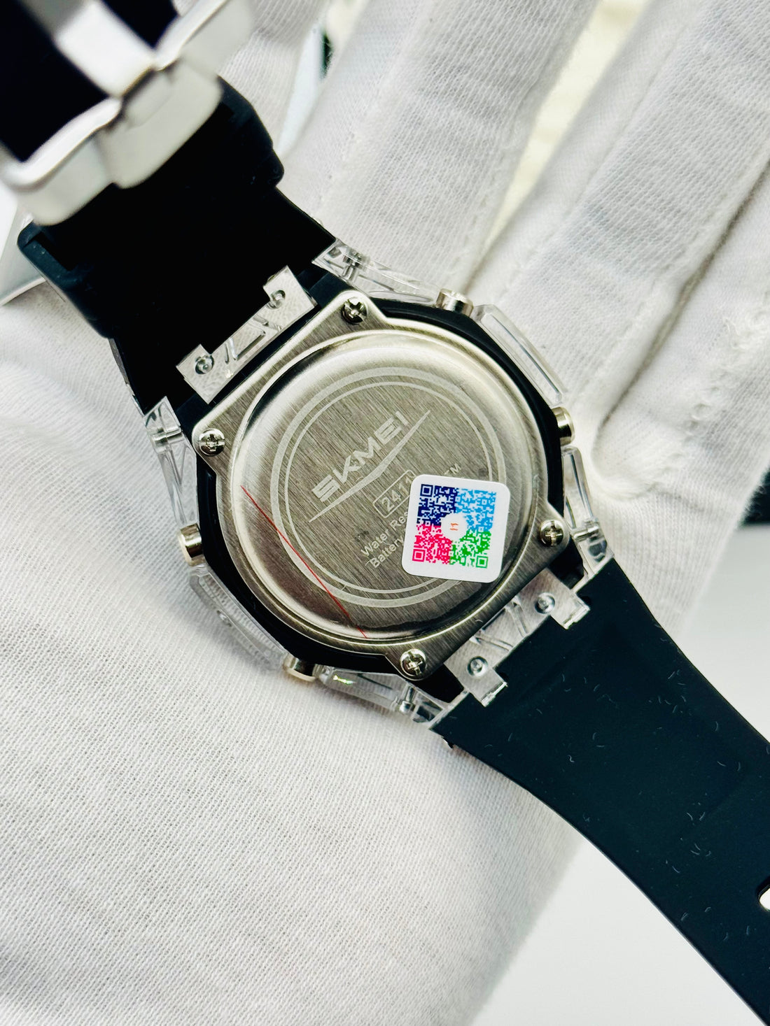 Skmei Dual Time Diamond Cutting watch For Mens